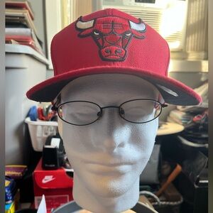 Chicago Bulls Red & Black adidas NBA Snapback Hat